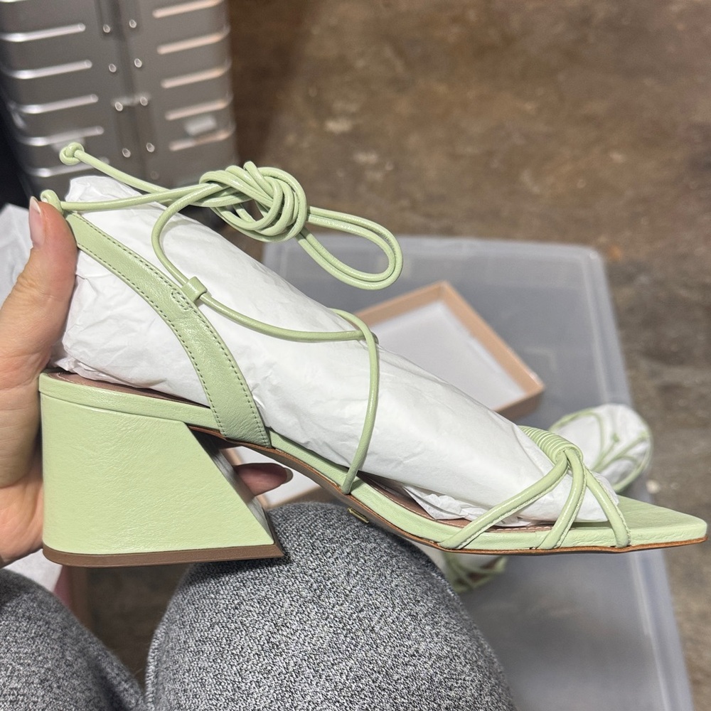 Vicenza light green Heeled Sandals